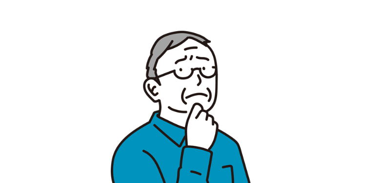 悩む男性