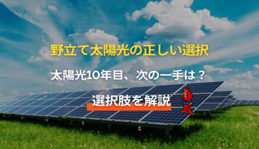 野立て太陽光