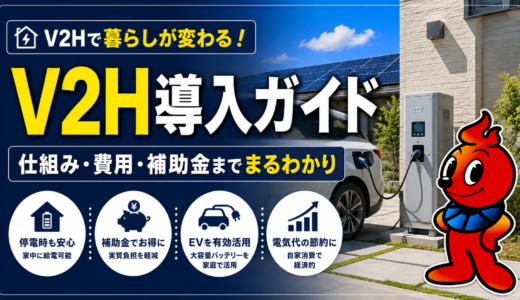 V2Hと蓄電池の違いは？九州の戸建て向けに費用・補助金まで解説